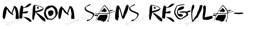 Merom Sans Regula字体转换